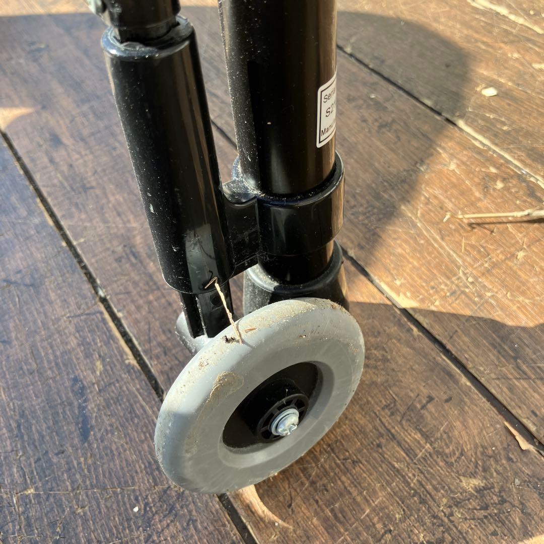 C-4 アクションジャパン キャスター 歩行器 ウォーカー 折りたたみ式 アルミ