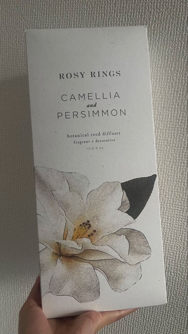 ROSY RINGS ボタニカルリードディフューザー カメリア & パーシモン