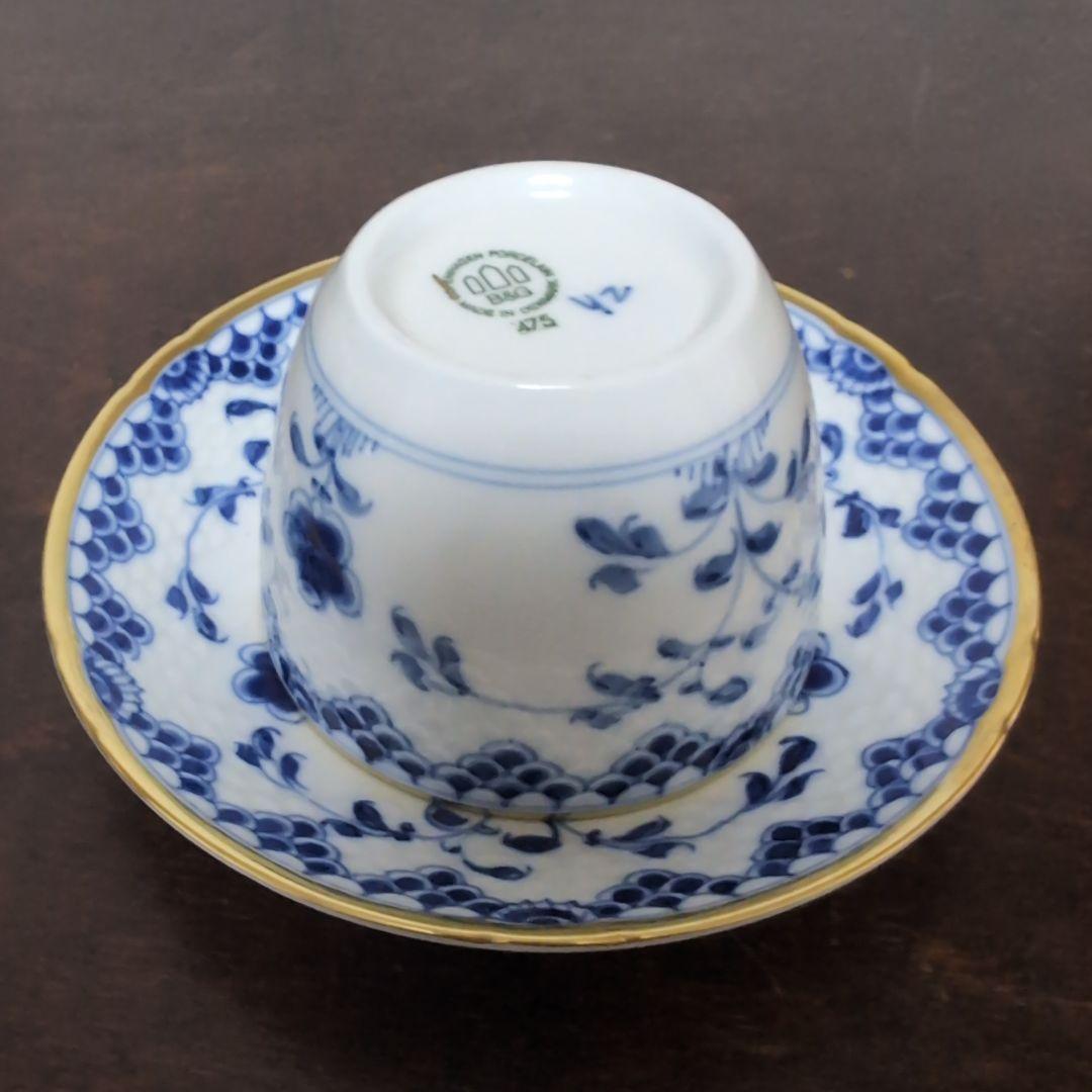 北欧　ビングオーグレンダール B＆G カップ＆ソーサー アンティーク