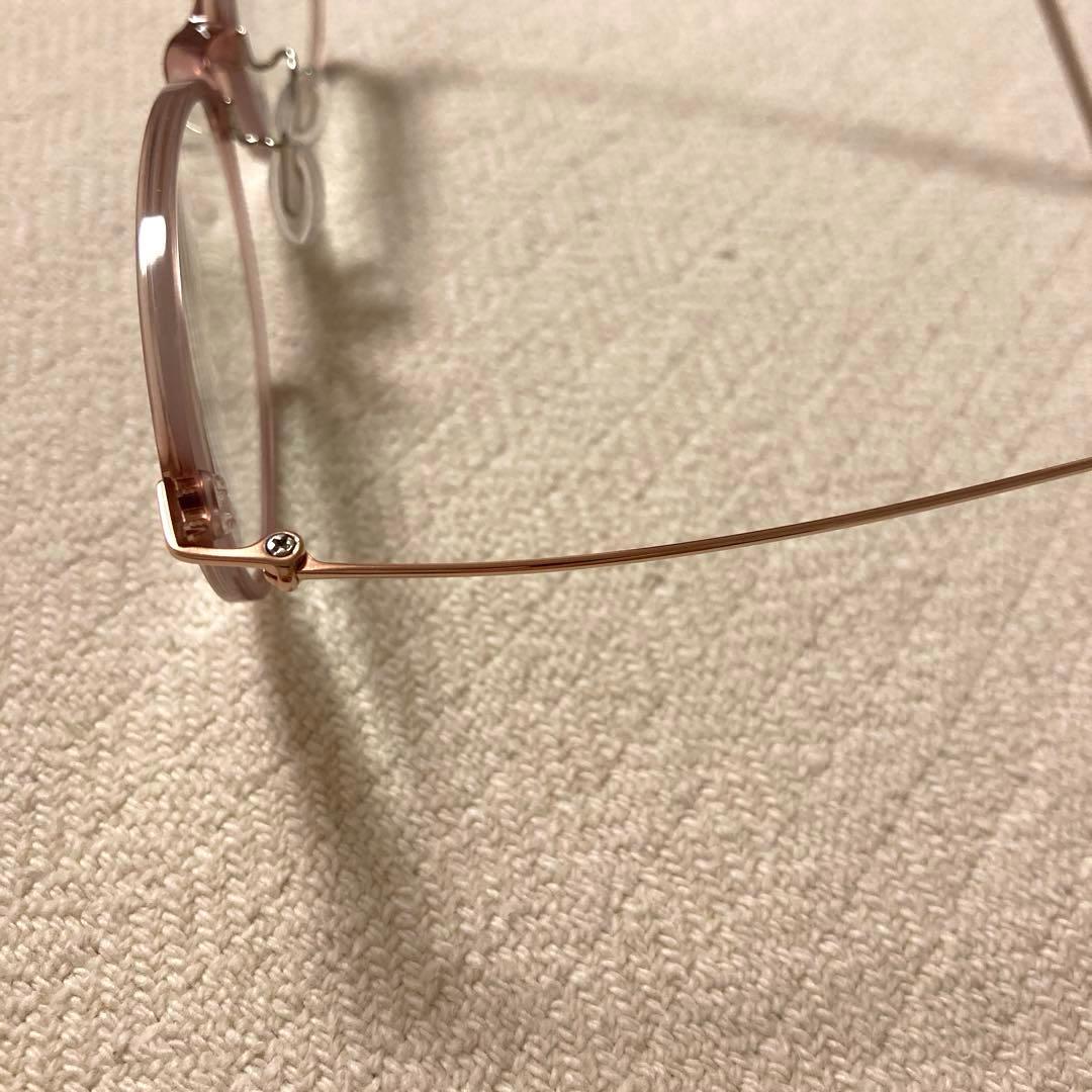 JINS Ultra Light Airframe ペールピンク　老眼鏡1.5