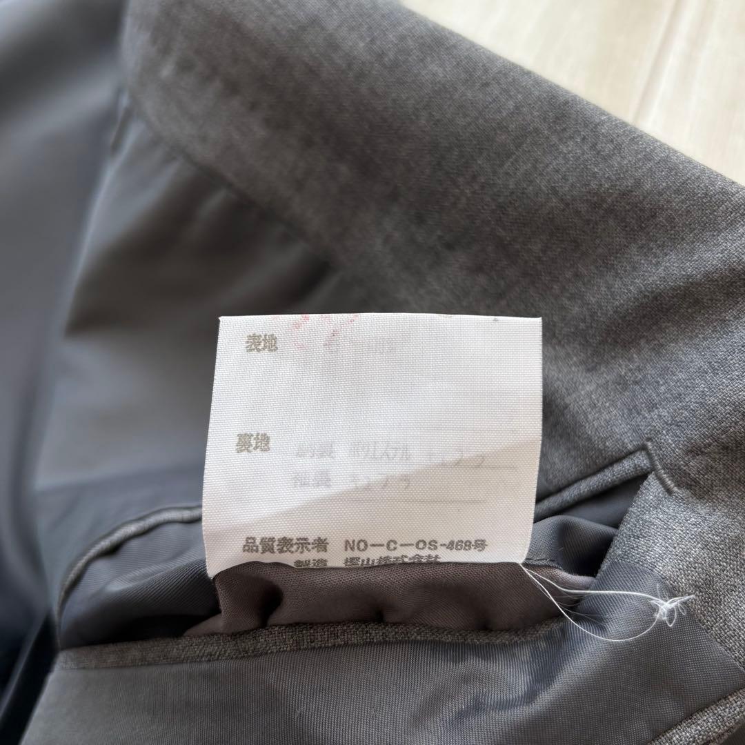 【希少】ポロバイラルフローレン メンズスーツ グレー 金ボタン S ダブル