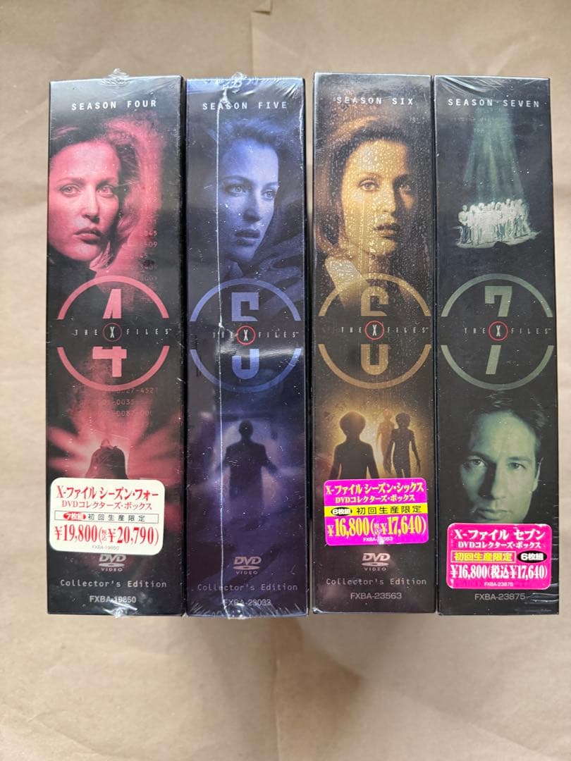 X-Files コレクターズエディション DVD シーズン4〜7 新品