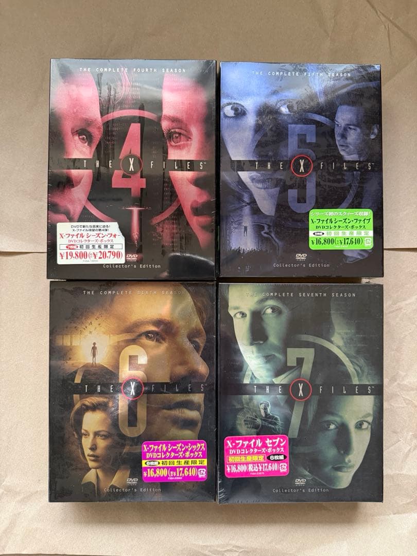 X-Files コレクターズエディション DVD シーズン4〜7 新品