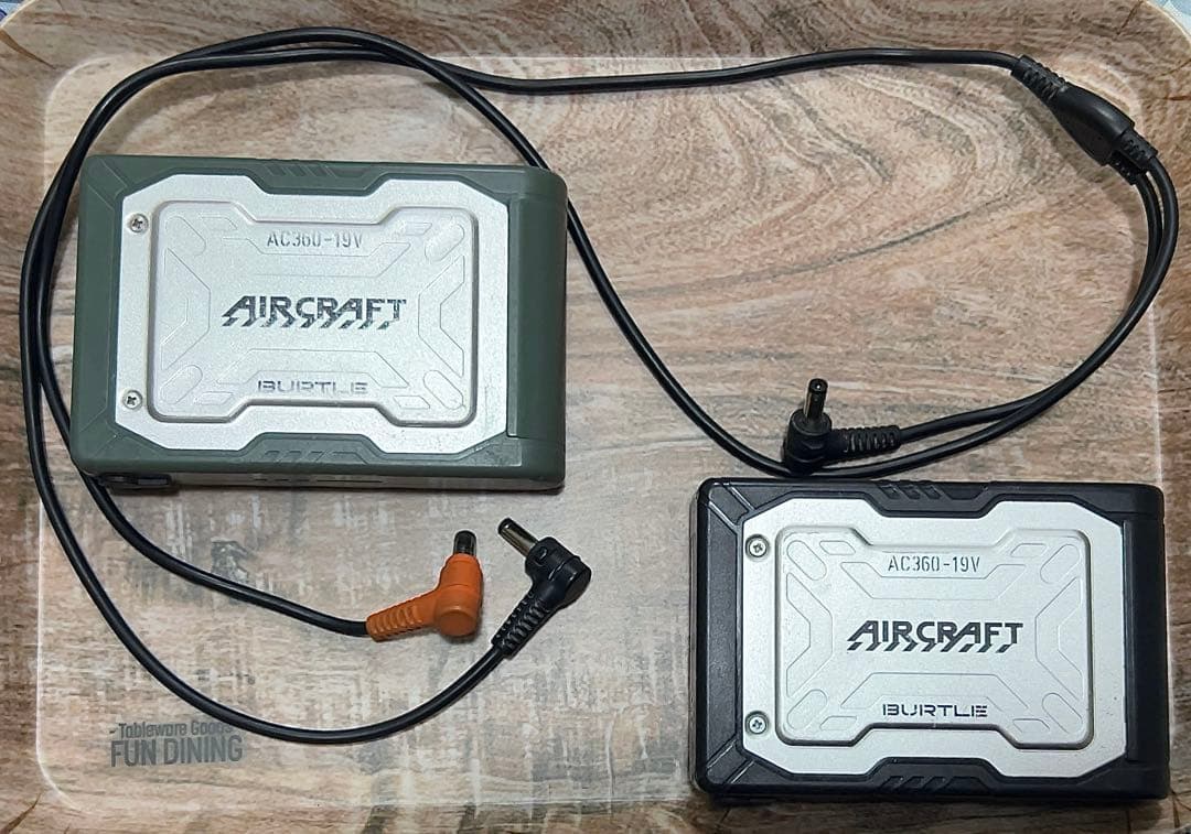 【Burtle】バートル19V・【HOOH】空調服セット（ファン・バッテリー付)