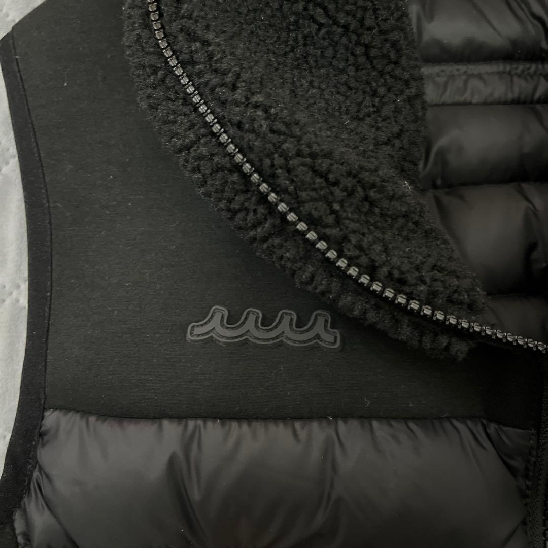 ムータマリン✨定価33000円✨キルティングダウン切替ベスト　ブラック