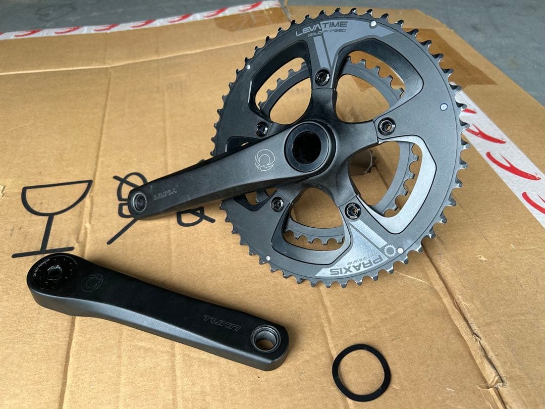 プラクシスワークスクランクセット　172.5 チェーンリング低走行