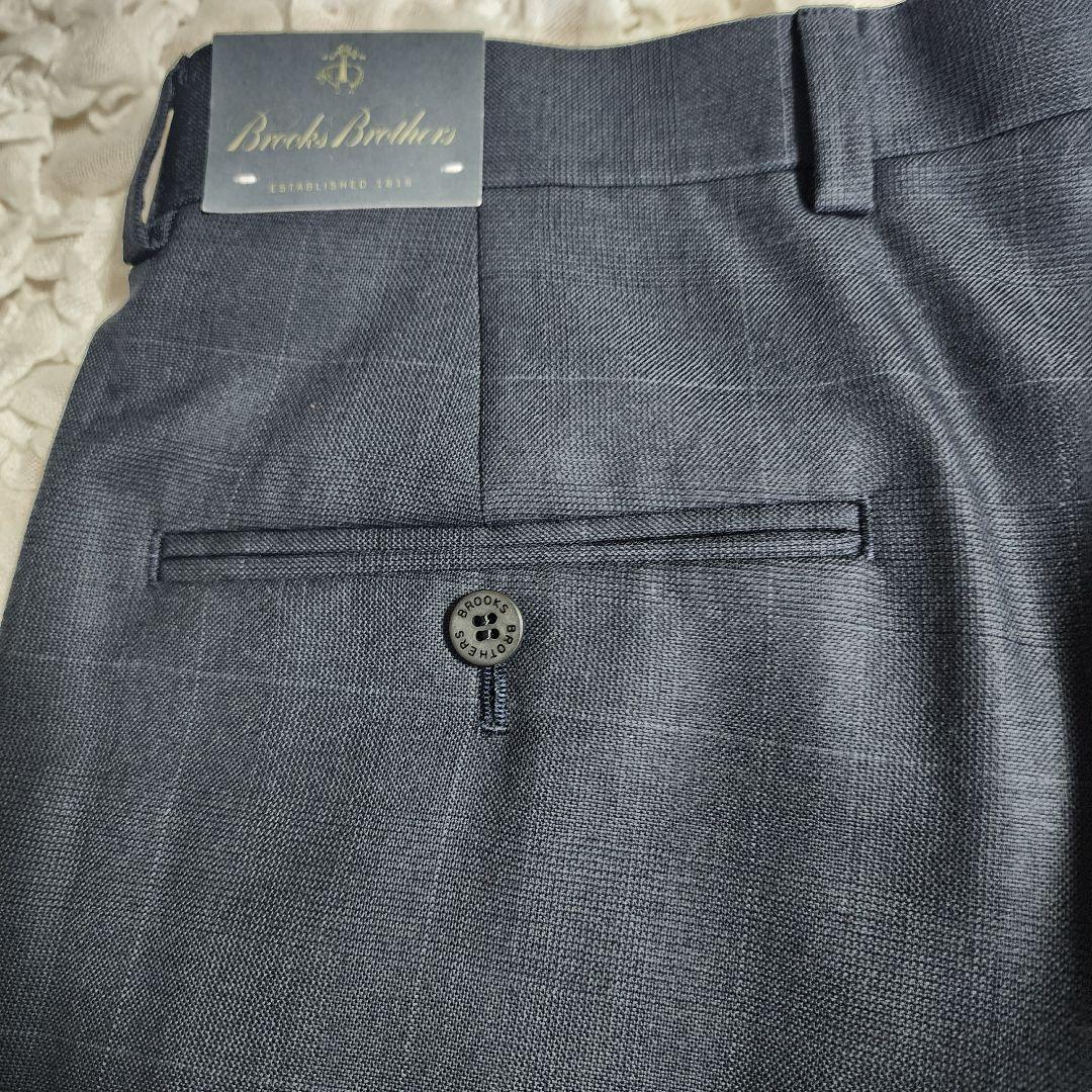 未使用 ブルックスブラザーズ プレーンフロント トラウザーズ スラックス
