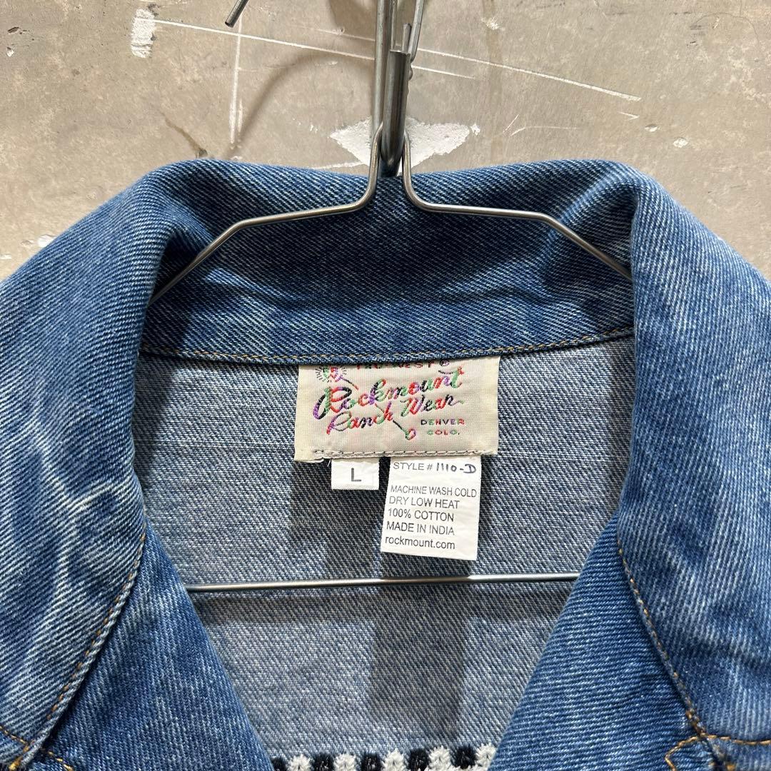 新品 ロックマウント ボレロ ウエスタン デニムジャケット