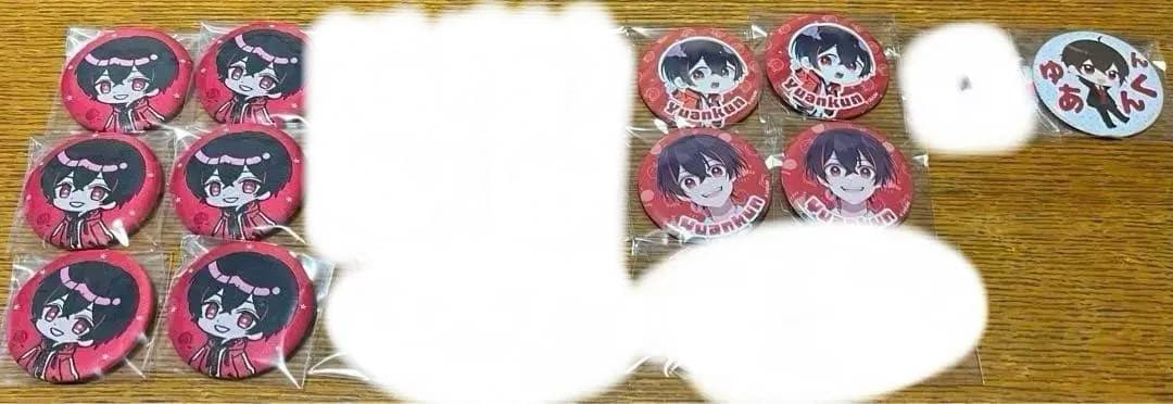 バラ売り○ カラフルピーチ　ゆあんくん　缶バッチ　まとめ売り