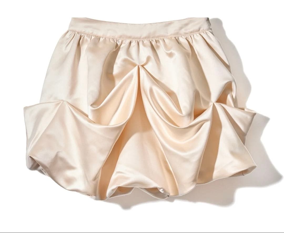 スカート drape mini skirt
