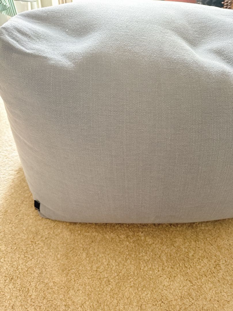 HAY POUFビーズクッション グレー ブルー