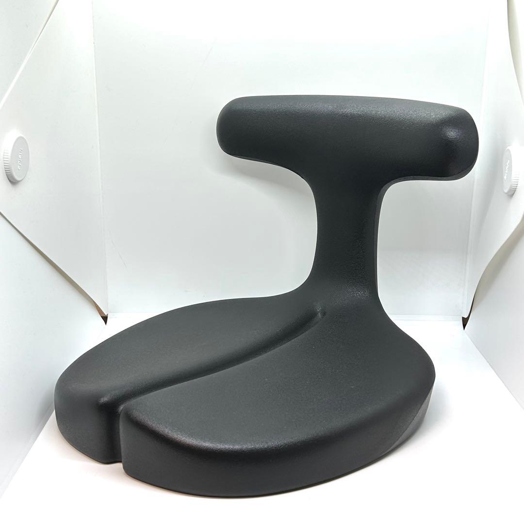 【美品】アーユルチェア メディカルシート 座椅子タイプ ブラック 骨盤 黒