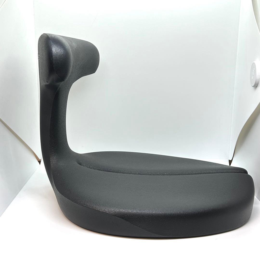 【美品】アーユルチェア メディカルシート 座椅子タイプ ブラック 骨盤 黒