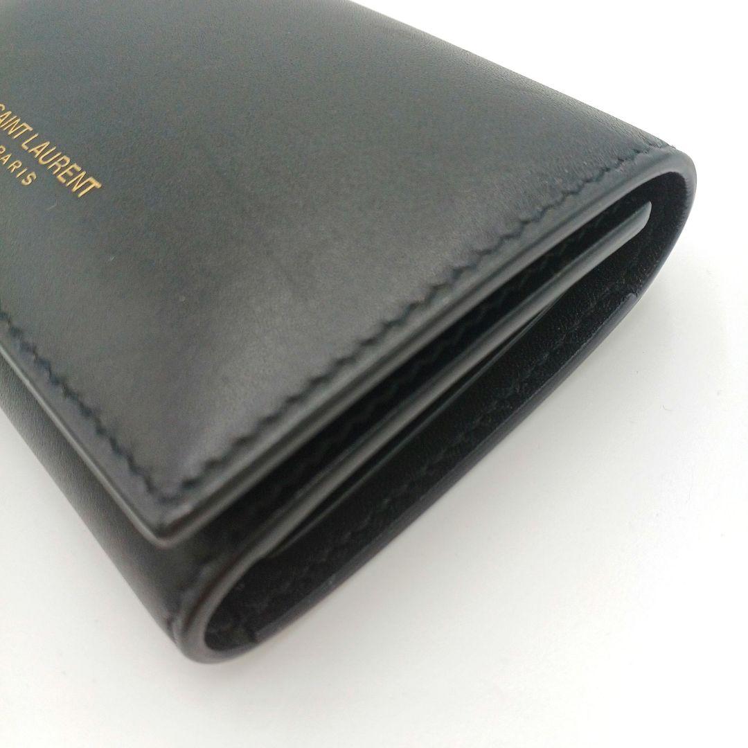 サンローラン　SAINT LAURENT　６連キーケース(ブラック×ゴールド)