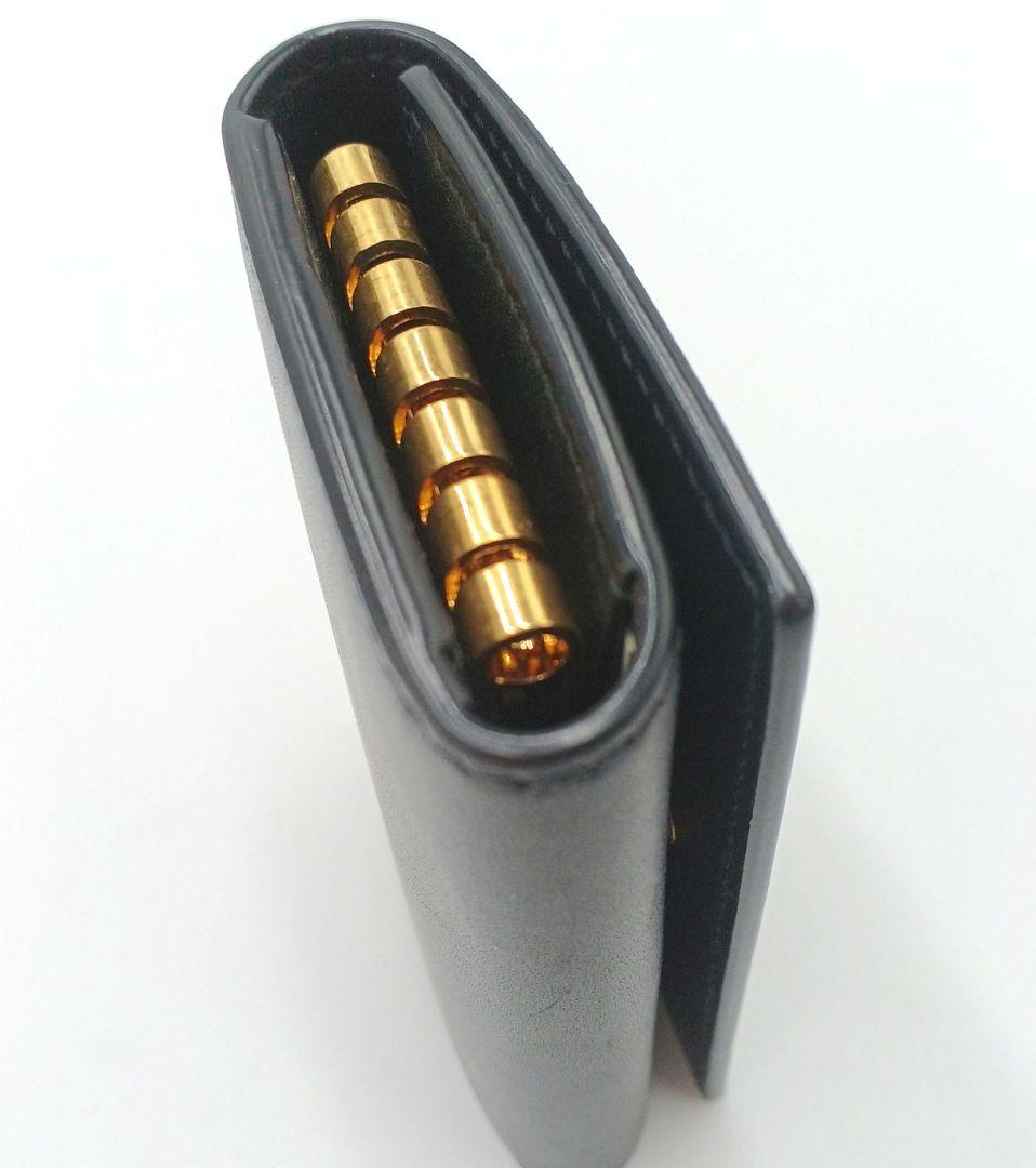 サンローラン　SAINT LAURENT　６連キーケース(ブラック×ゴールド)