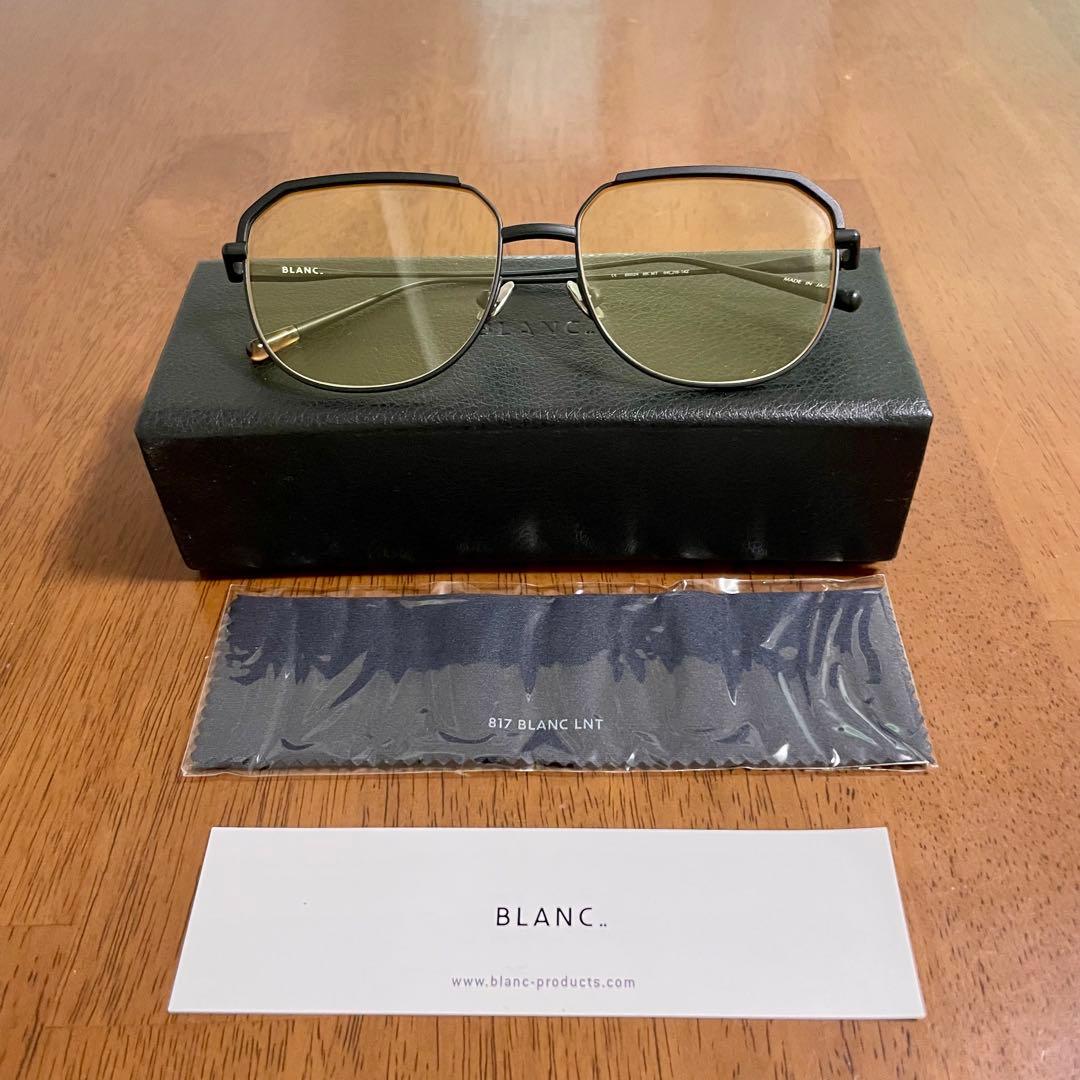 BLANC.. ブラン BE005 ブラック イエロー サングラス