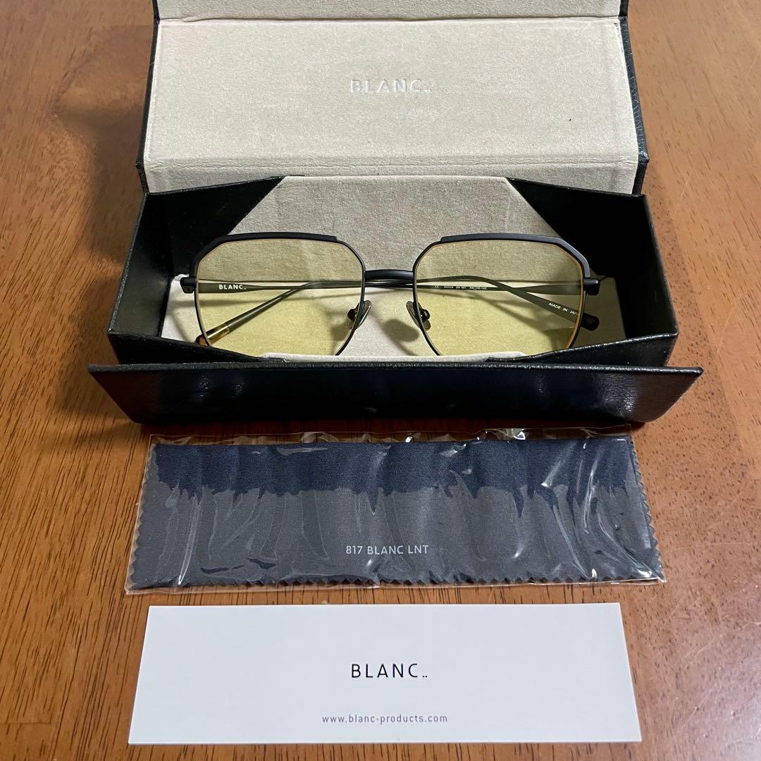 BLANC.. ブラン BE005 ブラック イエロー サングラス