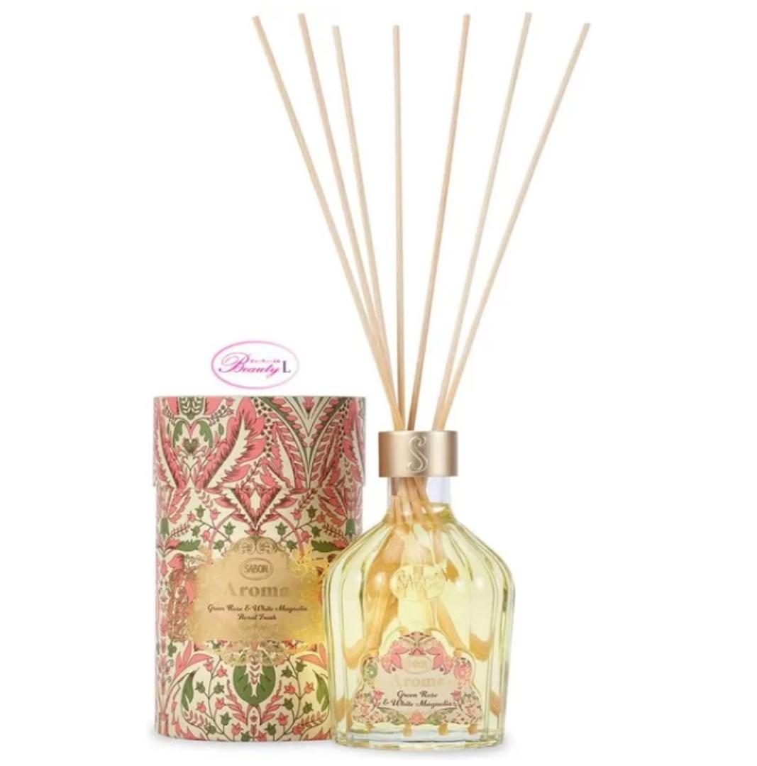 サボン SABON アロマ グリーン・ローズ＆マグノリア　245ml匿名発送