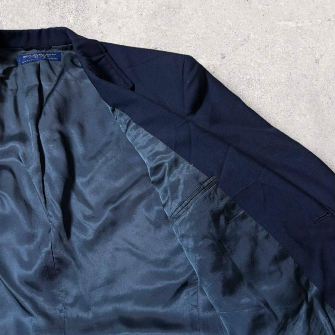 80年代USA製Brooks Brothersテーラードジャケット濃紺ネイビーL