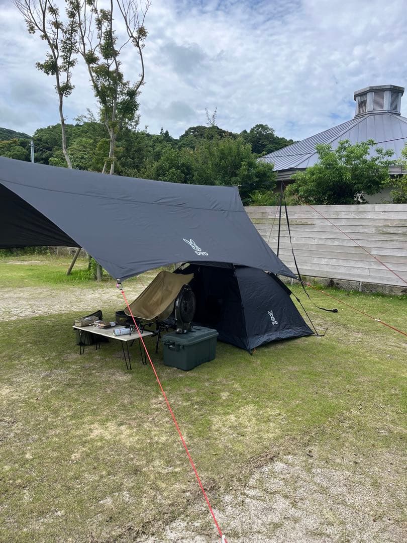 ＤＯＤワンタッチテント、イツカのタープセット