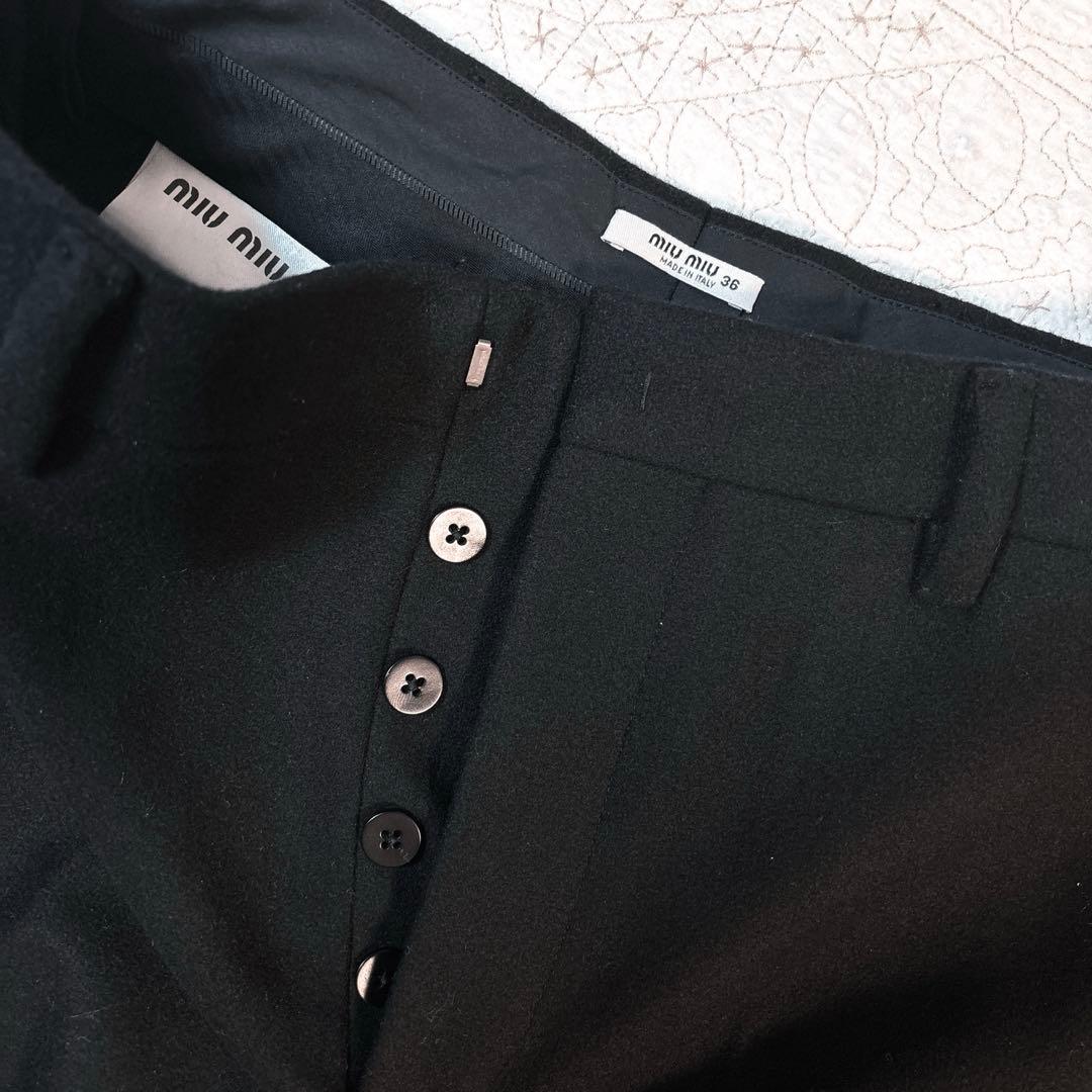 miu miu 2015aw ヴァージンウール ショートパンツ