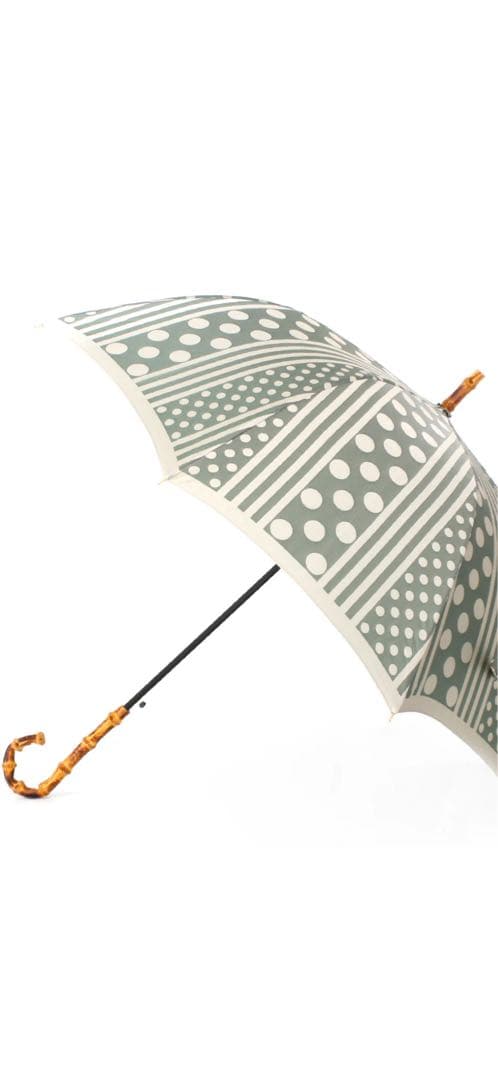『のんびりおばちゃん』槙田商店 レディス傘 kirie(ドットストライプ)