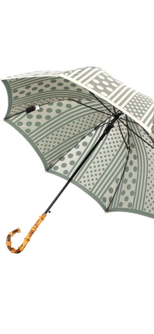 『のんびりおばちゃん』槙田商店 レディス傘 kirie(ドットストライプ)