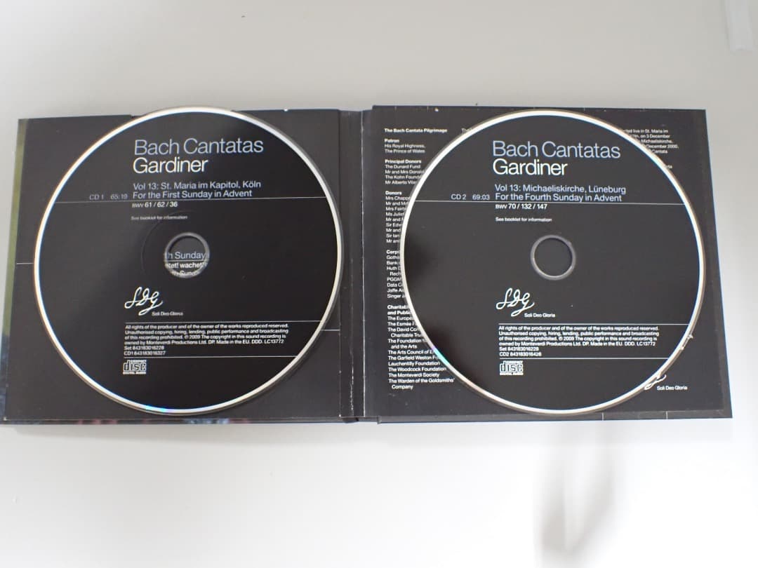 J. E. Gardiner バッハ：カンタータ集Vol.13【中古CD】