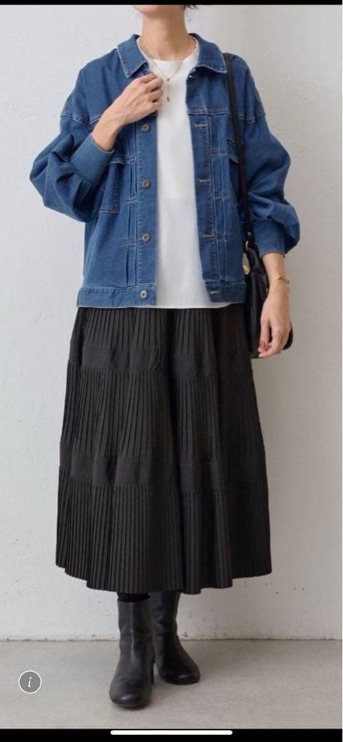 ビアズリーBEARDSLEY袖パフＧジャン