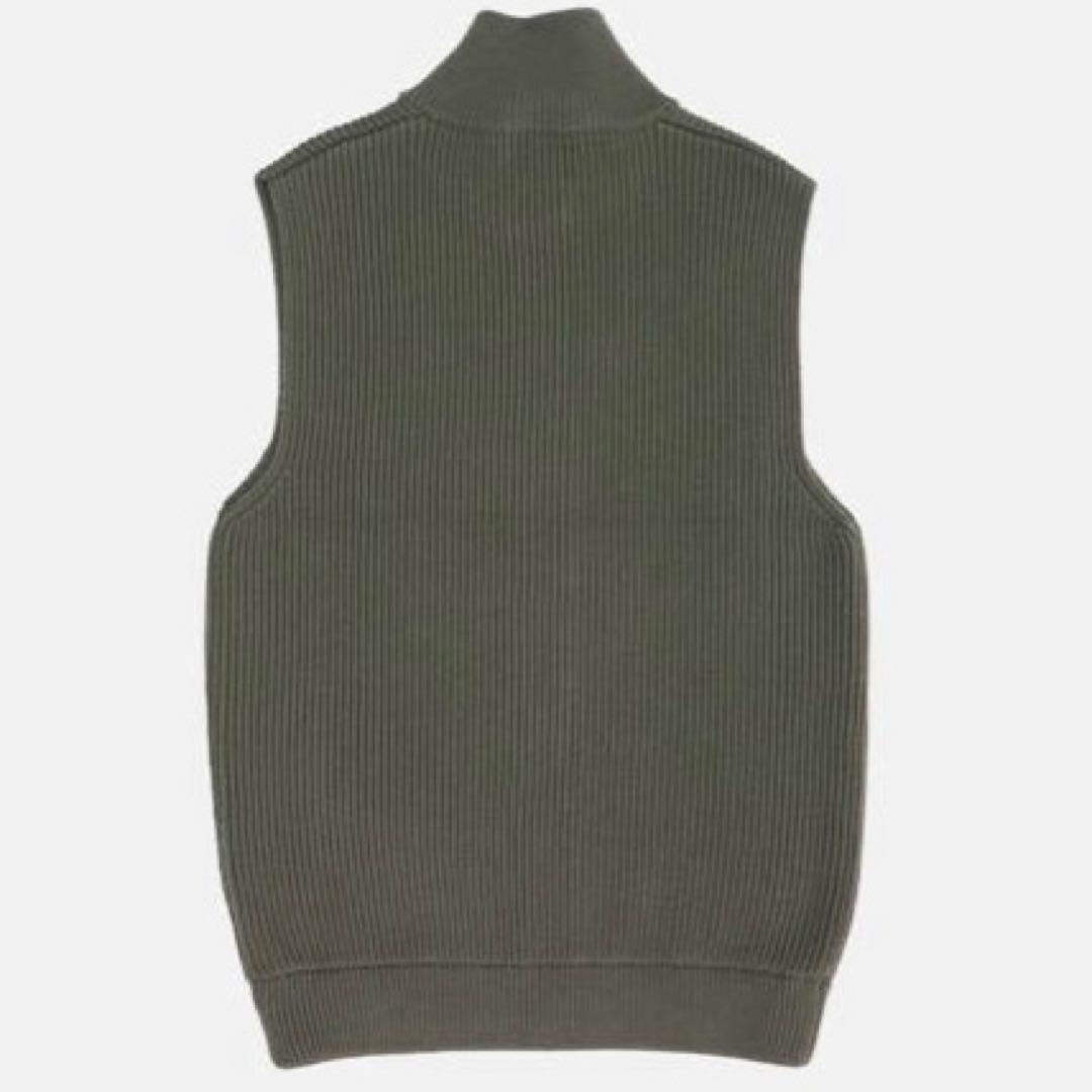 【美品】Ds Knit Vest - OLIVE DAN ハズム