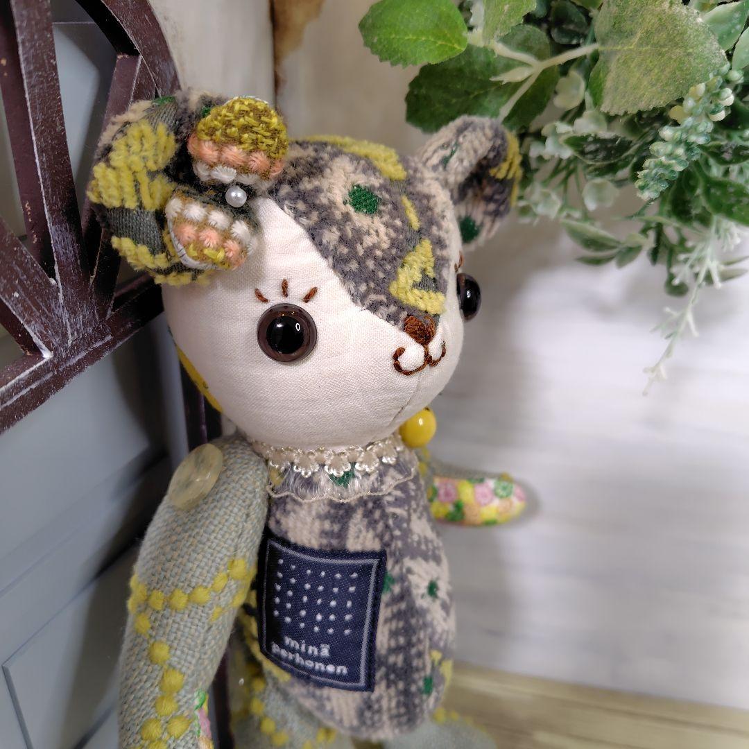 ミナペルホネン＊ハンドメイド＊ぬいぐるみ＊テディベア＊81