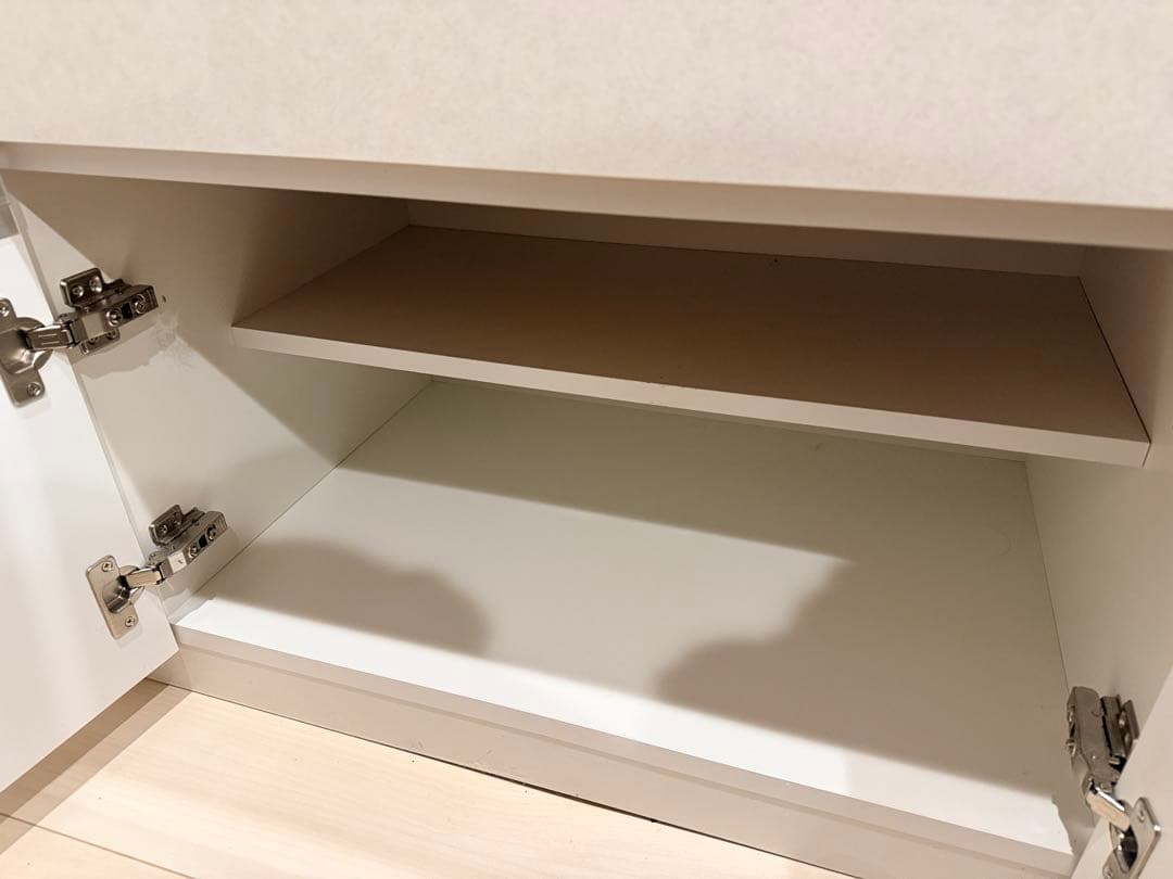 松田家具 キッチンボード スモーク 1400サイズ 1/20、1/21配送限定