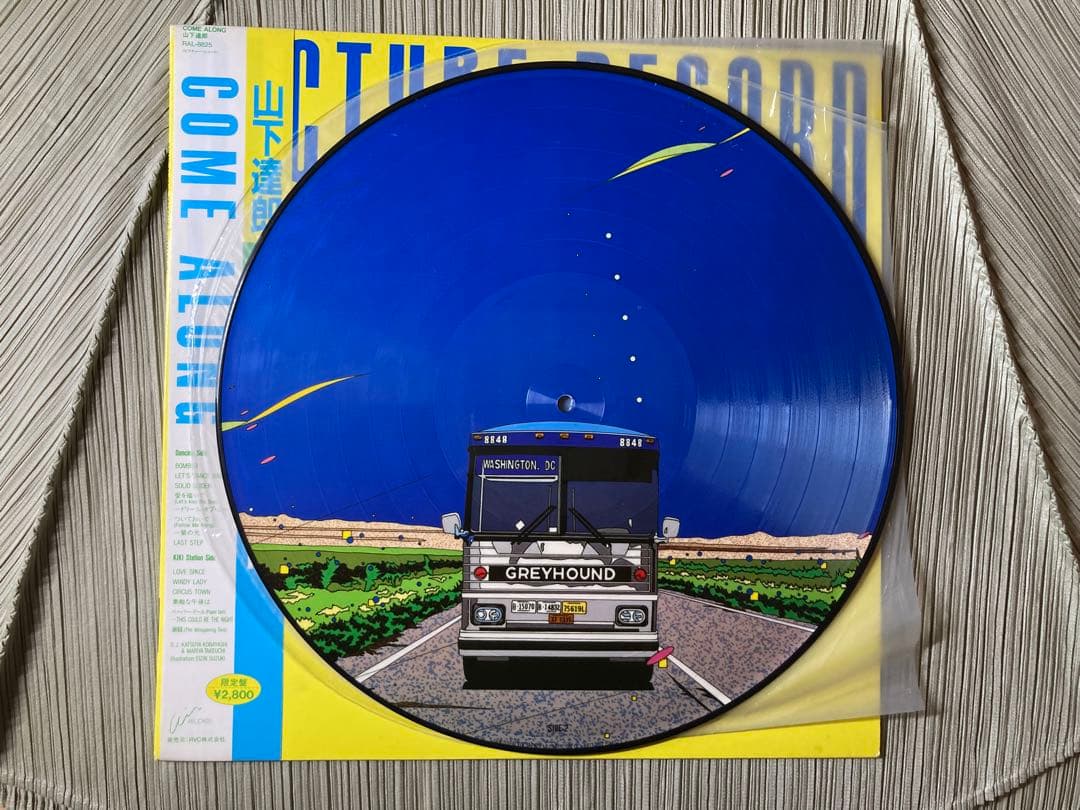 山下達郎「COME ALONG」希少限定ピクチャー・レコード