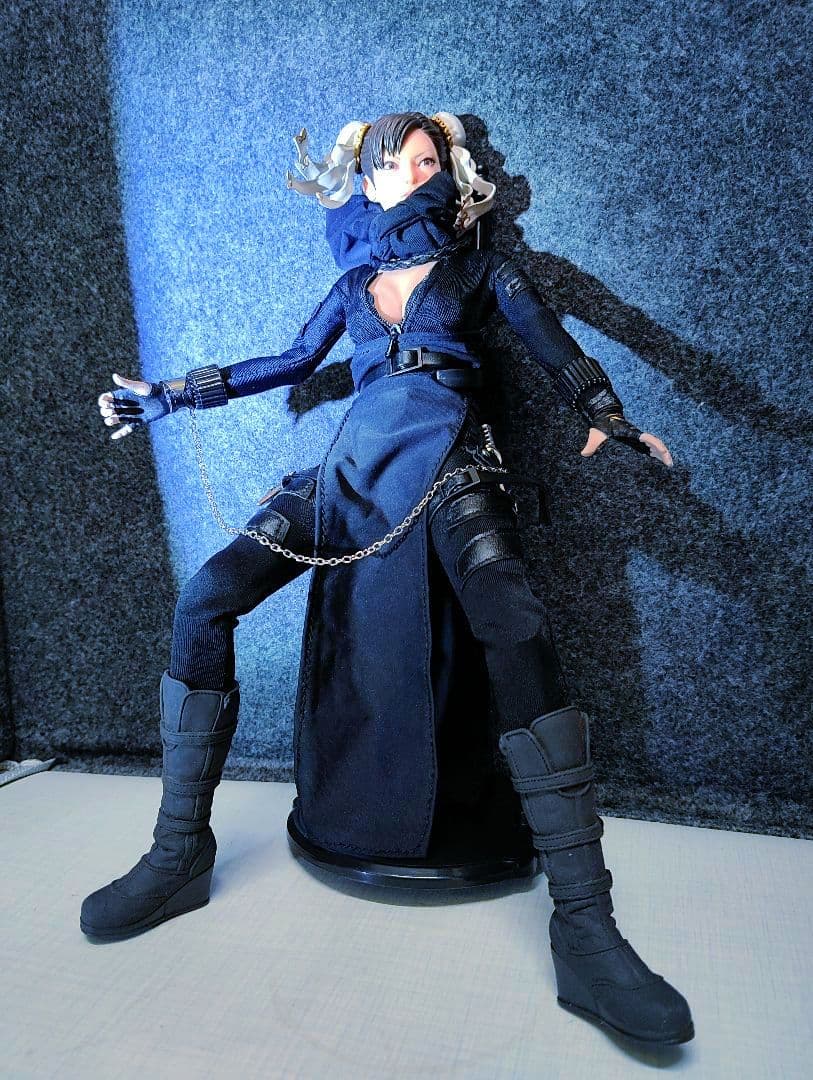 CAPCOM.1/6.春麗.[暗殺者(黒ver)]眼球可動!12/25迄の出品!