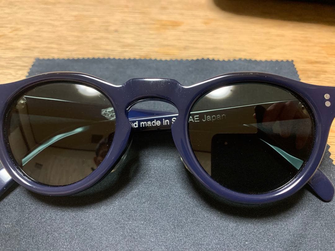 ジェラード　JELADO サングラス　鯖江製　ネイビー