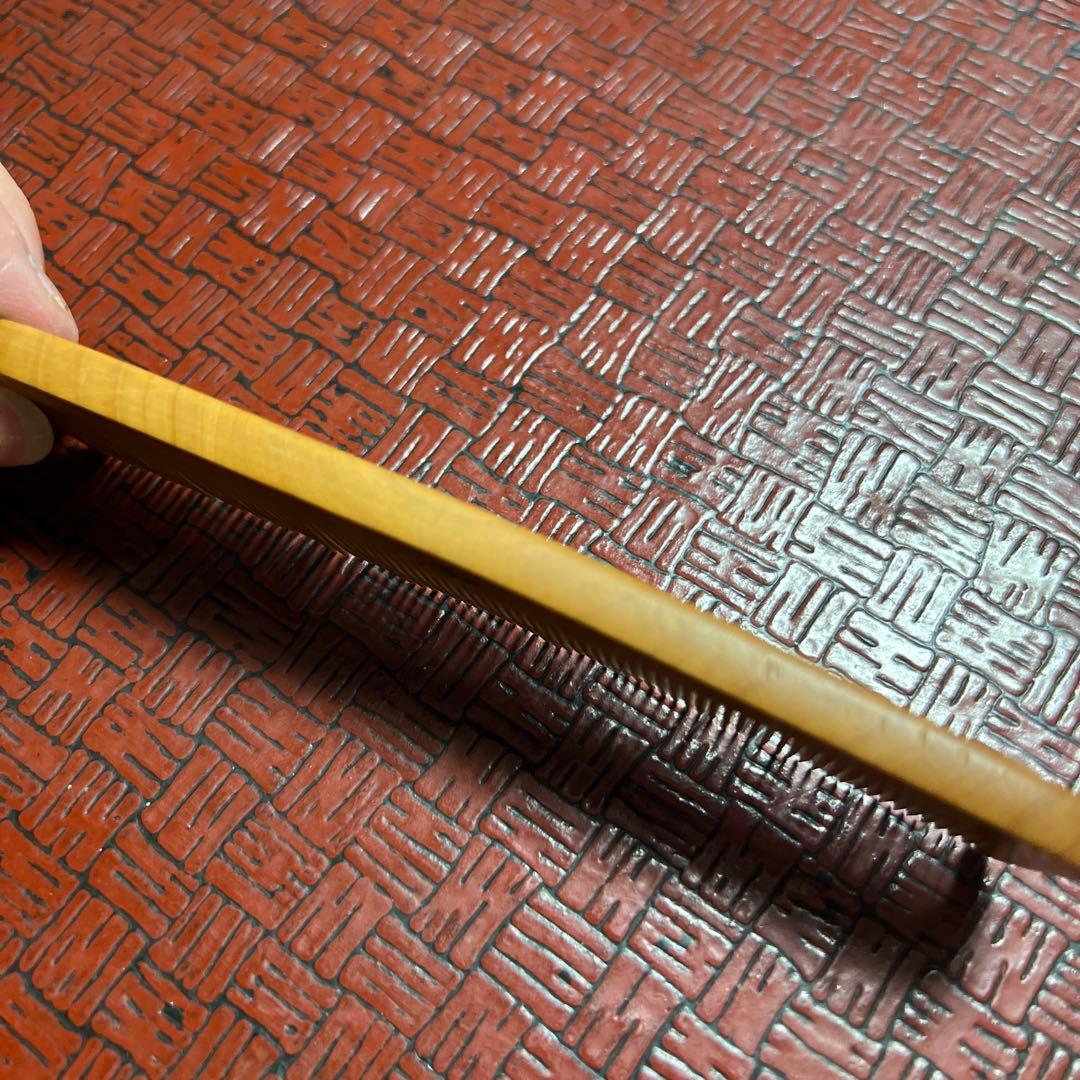 本つげ櫛　とき櫛約13㎝とびん櫛約16.5㎝　2本セ艶髪　髪結