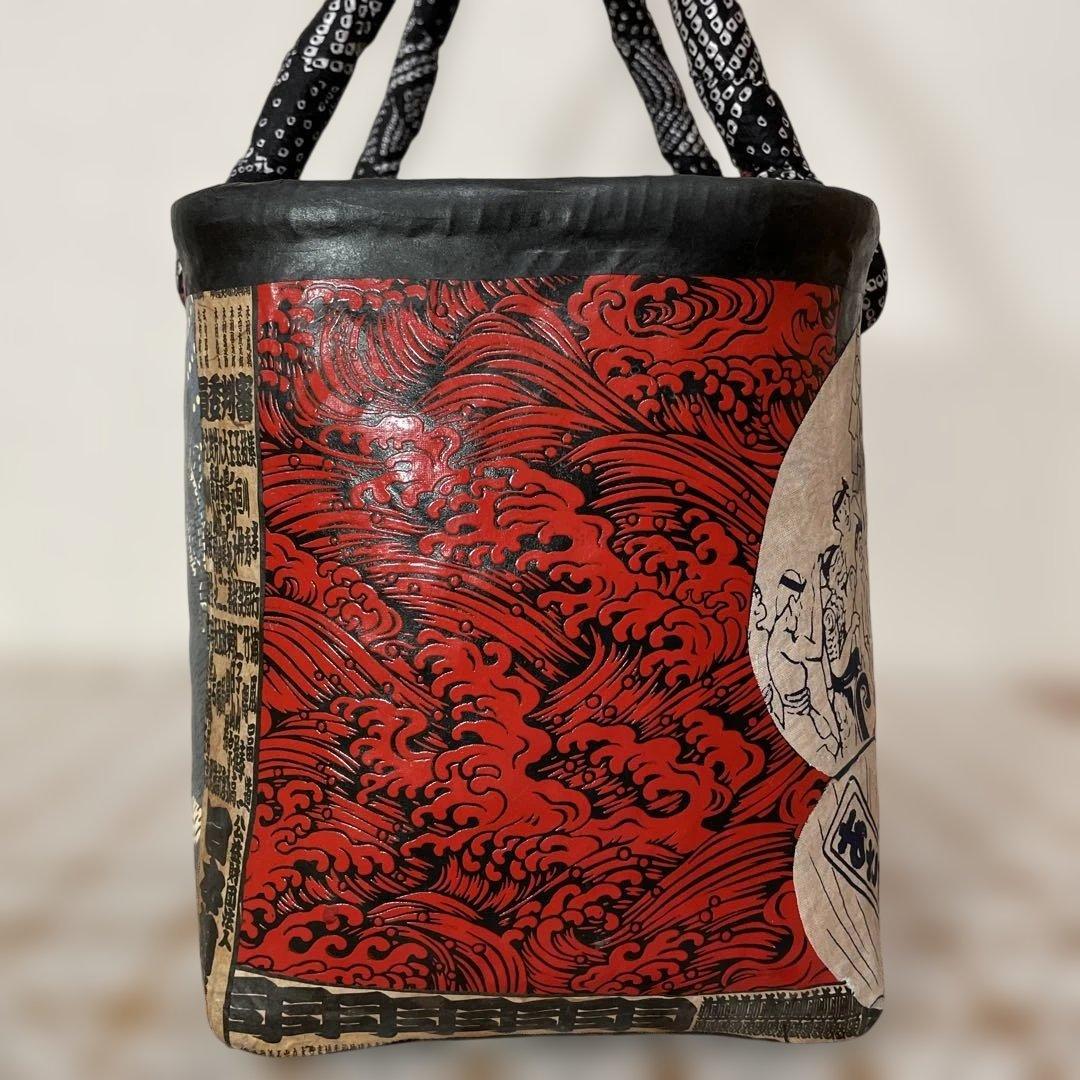 一閑張りバッグ11三社祭