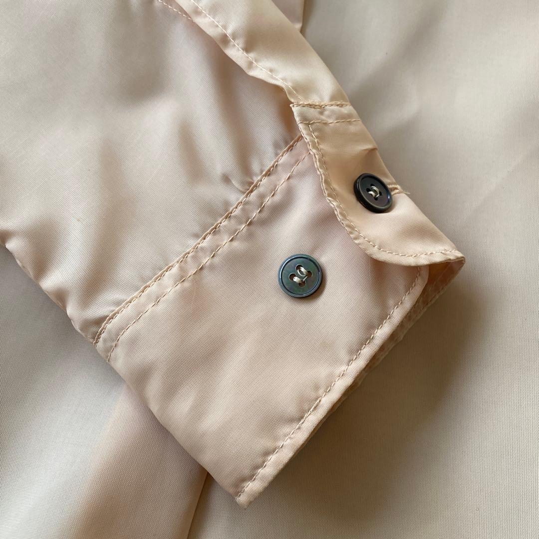 helmut lang 初期　ナイロンシャツ　ピンクベージュ