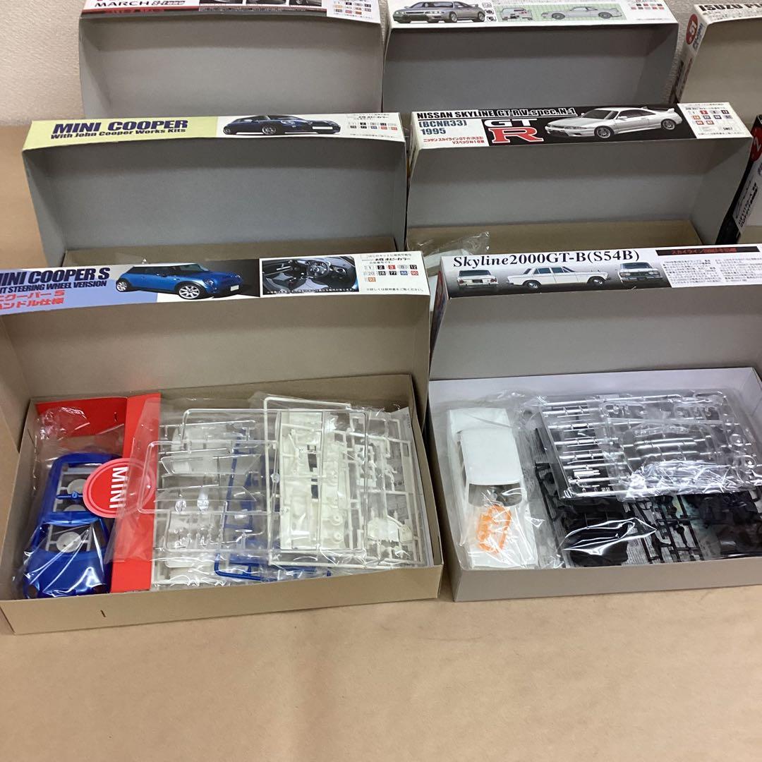 フジミ模型 1/24スケール レア物プラモ9個セット 未組立品