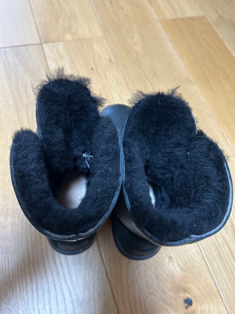UGG ブーツ　ムートン　レザー