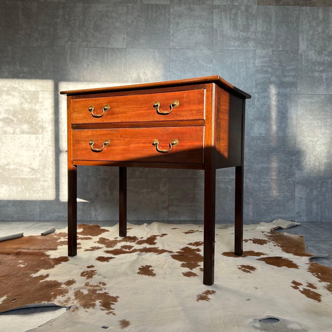 【UK Vintage】 ビンテージ 2段チェスト