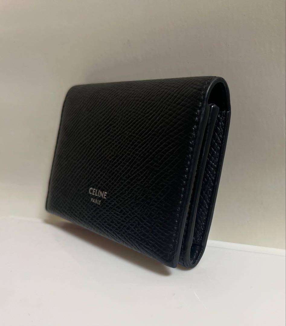 【美品】CELINE 黒 レザー 名刺入れ