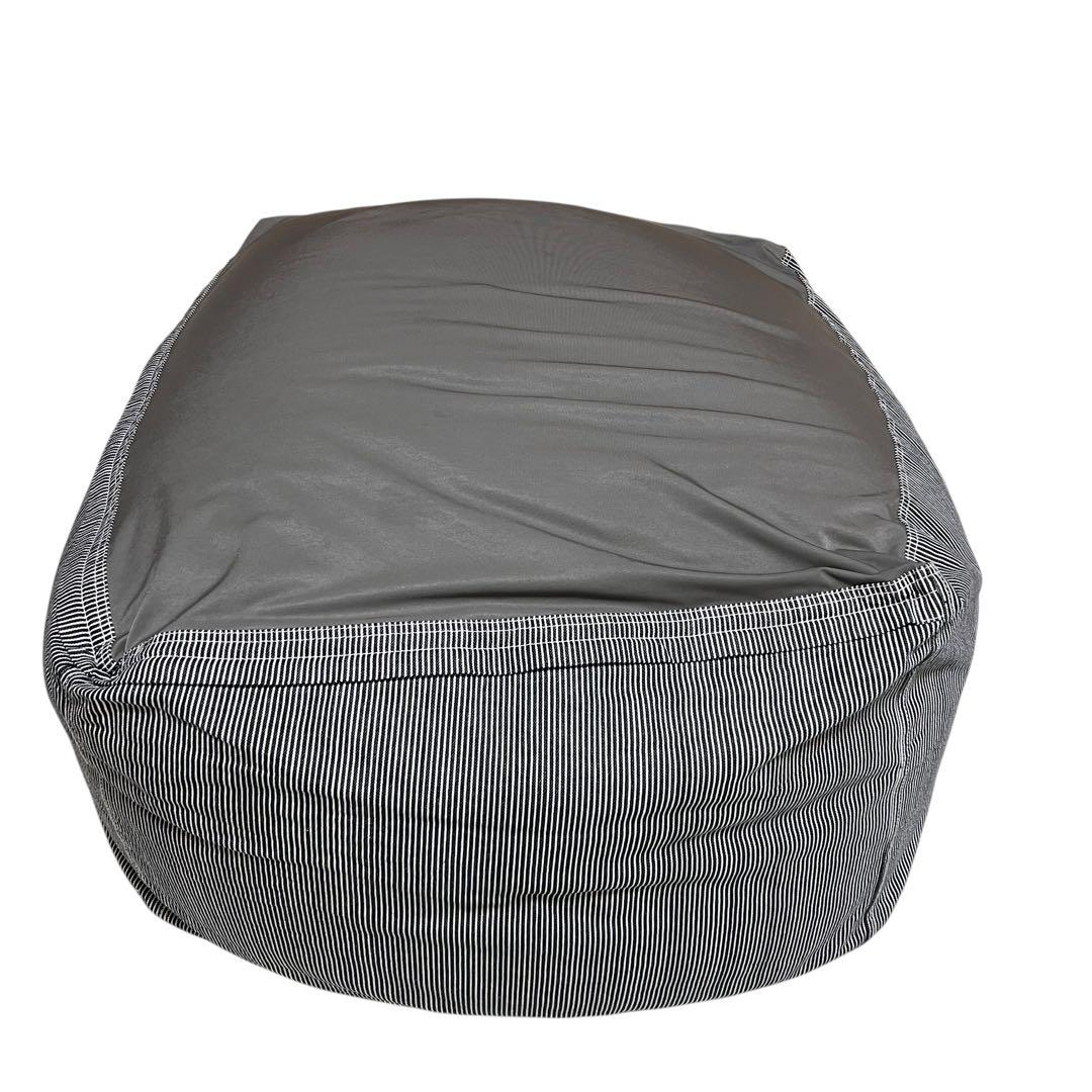 体にフィットするソファ　大 クッション （綿デニム・ヒッコリー） 無印良品