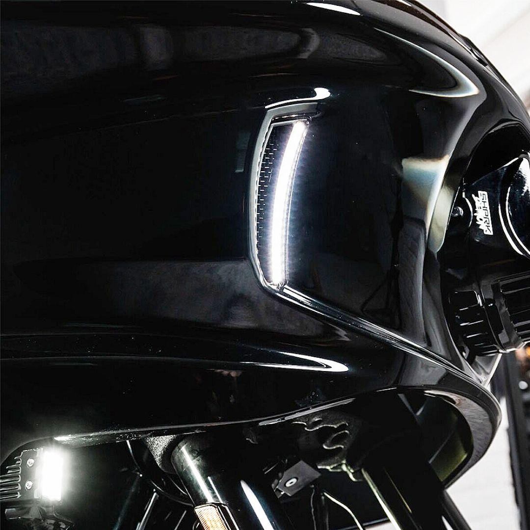 ハーレー ソフテイル ローライダー LED ライト ベント ST エルディアブロ