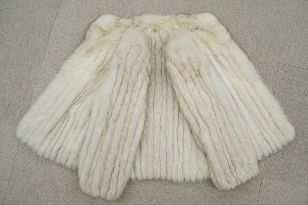 SAGA FOX サガフォックス ブルーフォックス ファーコート 毛皮 銀サガ