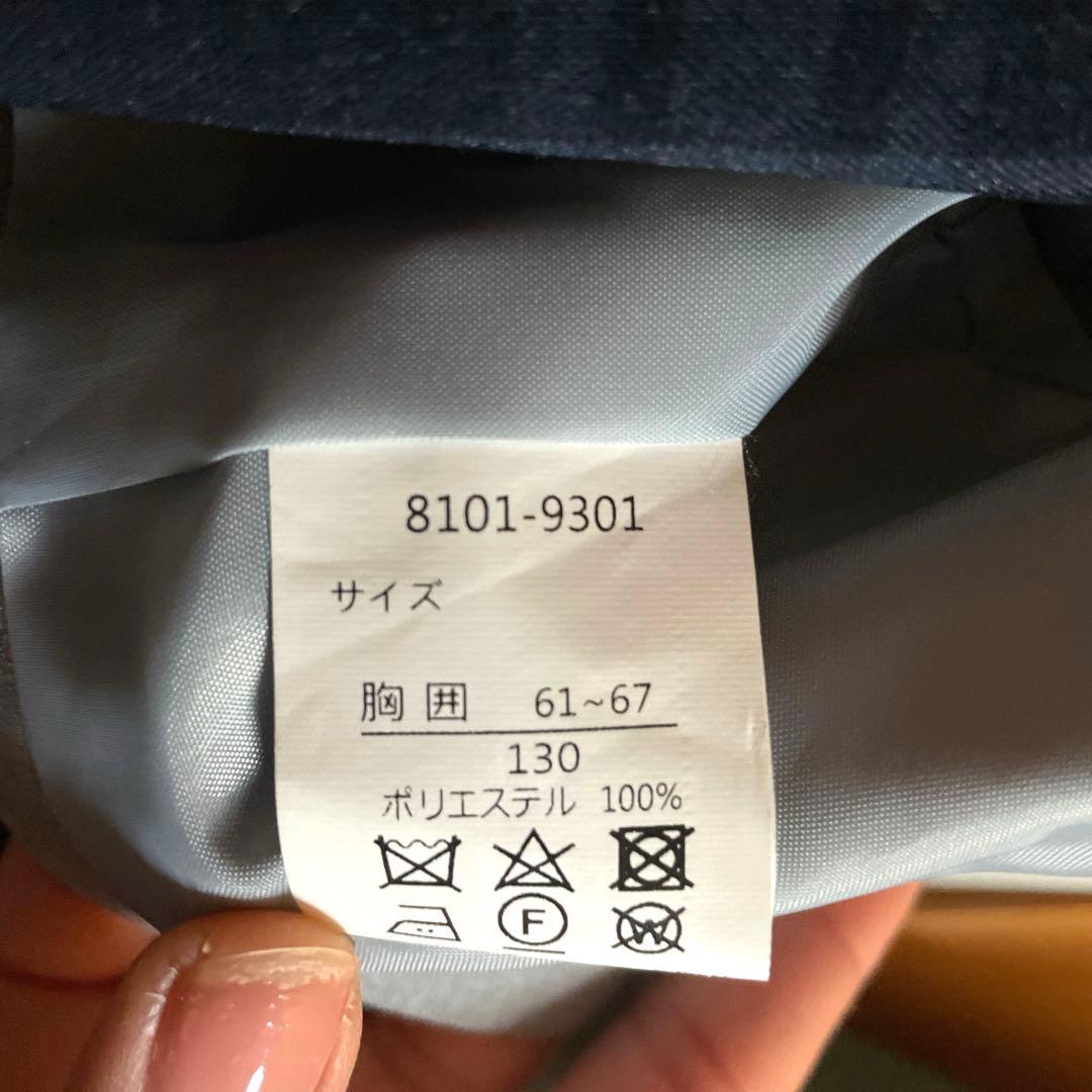 【使用3時間】CHOPIN 格子柄アンサンブル ワンピース 130