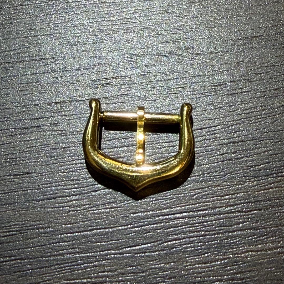 管番194 美品 カルティエ 金色 純正尾錠　12mm 幅 12ミリ オリジナル