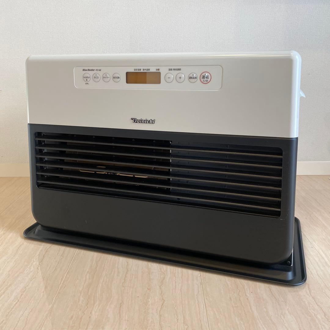 ダイニチ石油ファンヒーター　FZ-102(WK)　ホワイト×ブラック