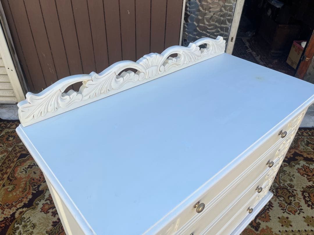 チェスト 姫系 ロココ調 白家具 インテリア アンティーク 箪笥