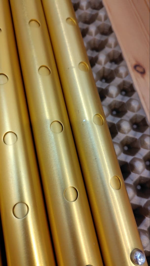 フィールドア アルミテントポール280 4本セット